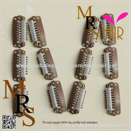2.8cm T shape 8 teeth stainless steel snap clips